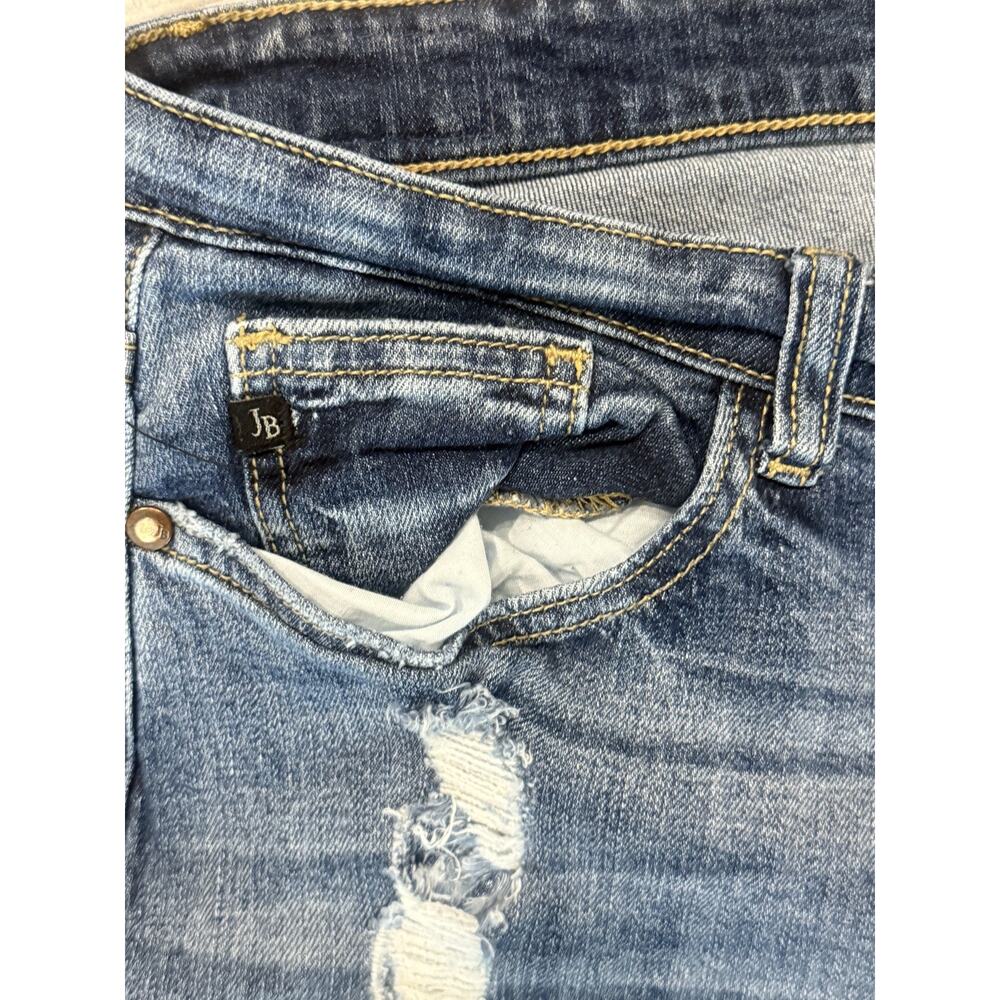 Judy Blue Jeans Womens 15 Distressed Boyfriend Fit Denim Ripped Grunge Pants - Picture 5 of 14
